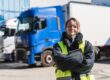 pracownica transportu ciężarówka transport temperaturowy chłodnie