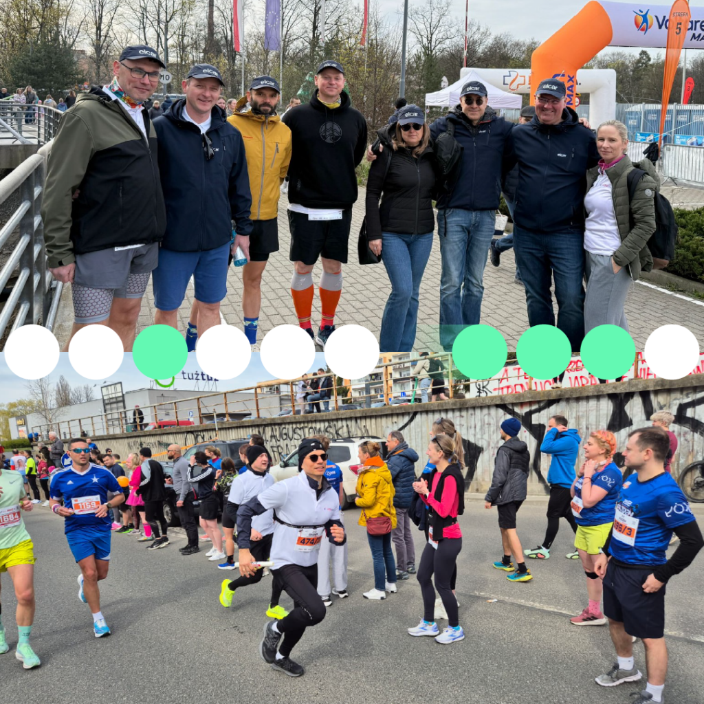 Elcar TEAM na maratonie w Łodzi